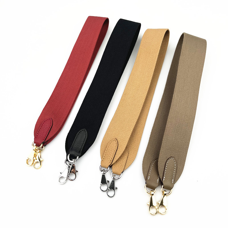 Black Webbing Kelly Strap 24 Strap Single Shoulder Bag Wide Strap Picotin Strap Evelyne Strap