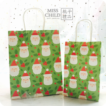 Christmas Paper Bag Creative Christmas Mengmeng Santa Claus Gift Gift Candy Bag Packing Hand Paper Bag