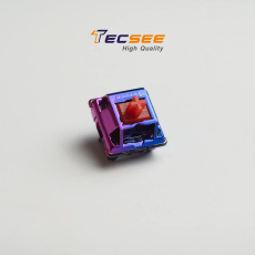 Вал tecsee metal coated 蓝紫渐变色 电镀金属涂层效果