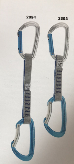 Rock climbing CAMP auxiliary rock climbing connection Fast hanging flat belt