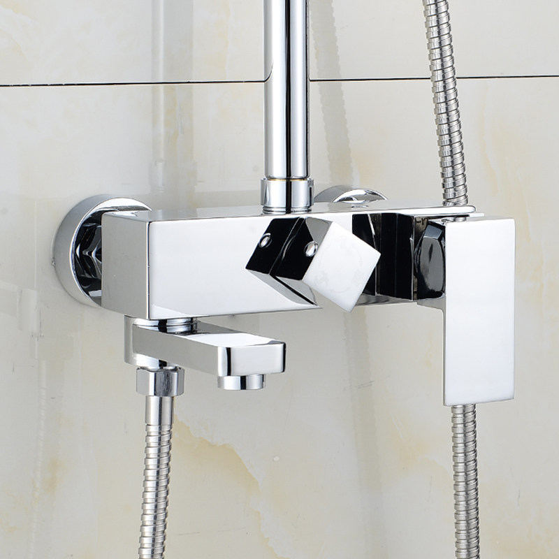 Shower shower SHOWER SWITCH FULL COPPER CONVERTER TAP HOT AND COLD WATER MIXING VALVE TRIPLE WATER SHOWER BATHROOM SHOWER ACCESSORIES