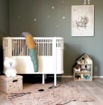 ins Nordic baby Colour Crocodile beds Surround Pillow Pendulum Pieces Crib Fence Guardrails Children Room Decoration Toys