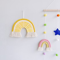 Nordic Rainbow Watermelon Pendant Lemon Fruit Tassel Homes Wall Decoration Pendant Wall Decoration Pendant Wall Decoration