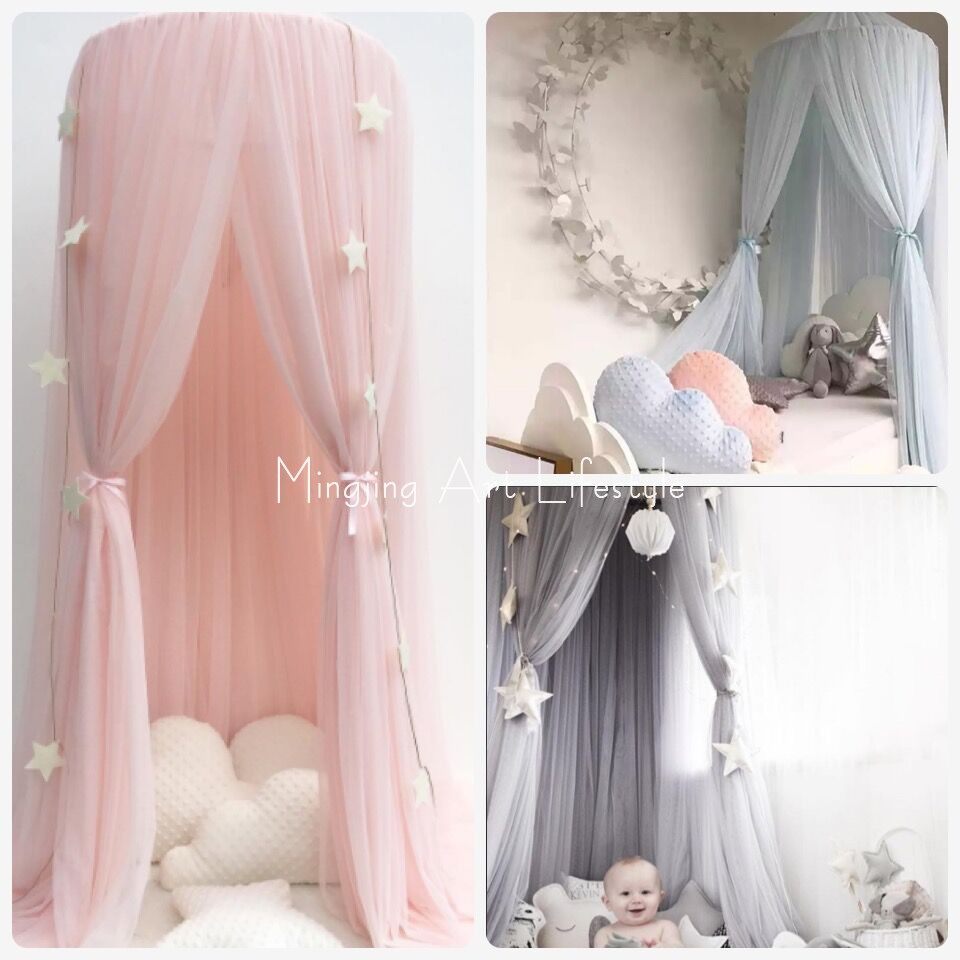 INS Nordic net red dream gauze bed mantle girl heart decoration tent bed mantle children's room soft clothing