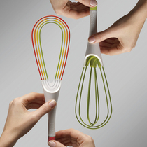 UK Joseph Eggbeater Manual Creativity Easy Storage Spoiler Kitchen Baker Stir Stick Rotary Mixer