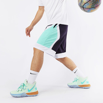 Geometric stitching basketball pants mens loose trend sports shorts Quick-drying over-the-knee five-point pants Running fitness training pants