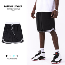 American DNA basketball pants High street sports shorts Training quick-drying ball pants Loose five-point over-the-knee pants Summer mens trend