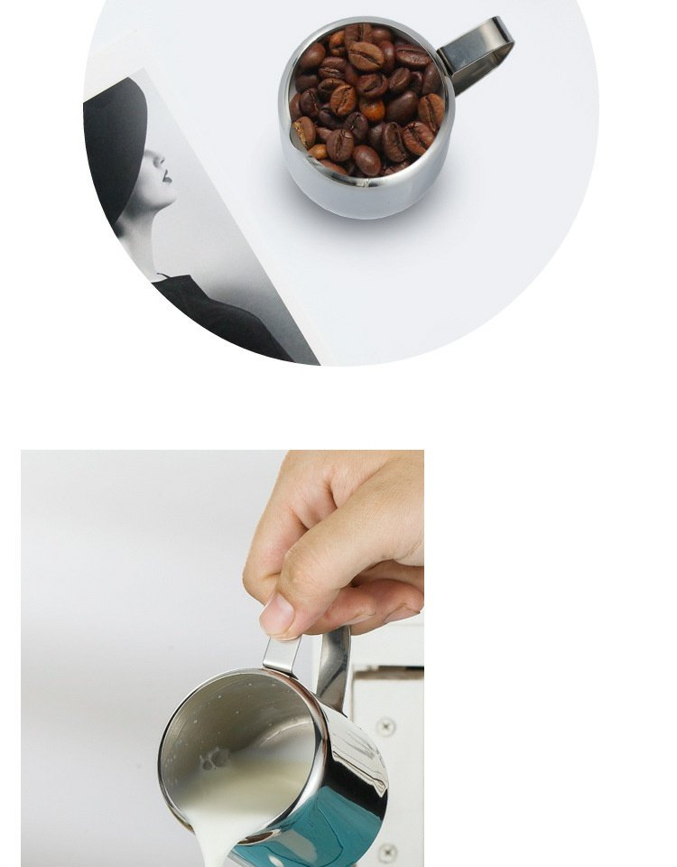 Bình sữa inox Bình sữa mini bình sữa trà sữa cà phê pha chế thiết bị cốc sữa cộng với cốc sữa mứt cốc nướng cốc đo phin pha cà phê