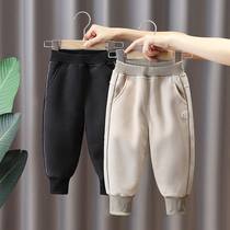 South Korean boy gush pants autumn and winter style Male baby Winter Thickened Casual Pants Children Cotton Pants Tide