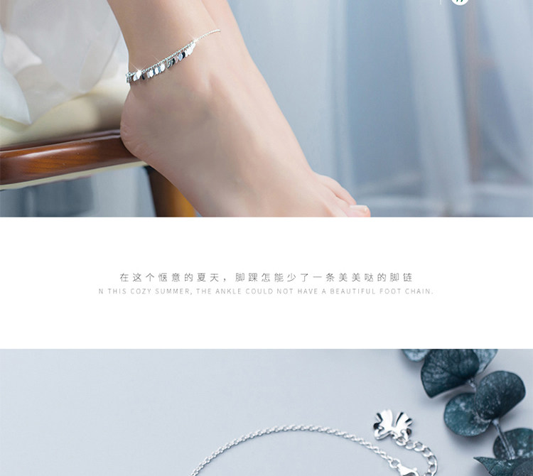 Chaine de cheville Femme OTHER   en Argenterie - Ref 3102656 Image 8