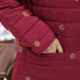 Grandma's winter clothes, small cotton-padded coat, light and warm, elderly women's down padded jacket inner bladder, old lady's cotton-padded clothes, mother's wear