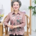 Bà mẹ mùa xuân áo mẹ trung niên mùa hè phù hợp với bà 60 tuổi quần áo sân lớn ngày của mẹ - Quần áo của mẹ áo sơ mi nữ trung niên Quần áo của mẹ