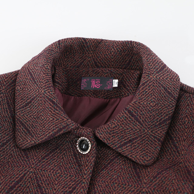 Grandma's Spring Thin Coat, Middle-Aged and Elderly Women's Top, Old Lady's Autumn Loose Jacket, Mother's Clothing