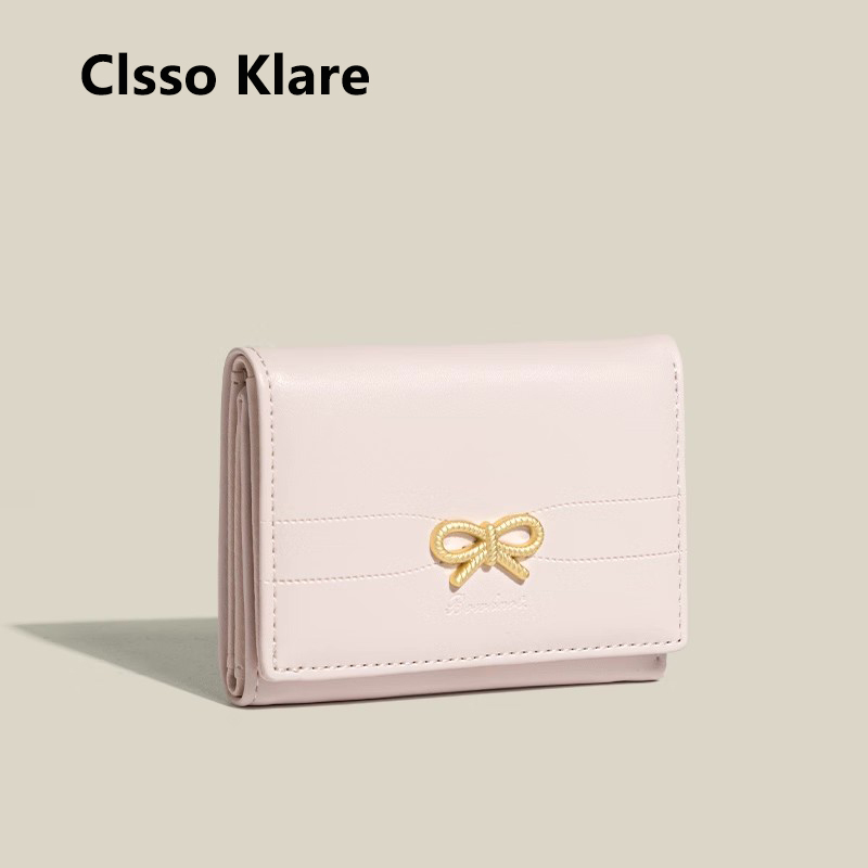 Japanese and Korean Niche Cute Wallet for Women, Short Style 2026 New Cartoon Fresh Multi-Card Slot Folding Card Holder Coin Purse