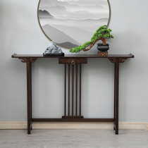 New Chinese style porch table living room light luxury bamboo into the house against the wall household table modern simple article table entrance hall cabinet