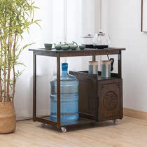 Mobile tea table tea table new Chinese living room balcony kettle integrated coffee table sofa side modern household tea car