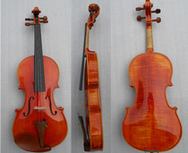 Highly cost-effective adult children and beginners practice and test pure handmade patterned violin