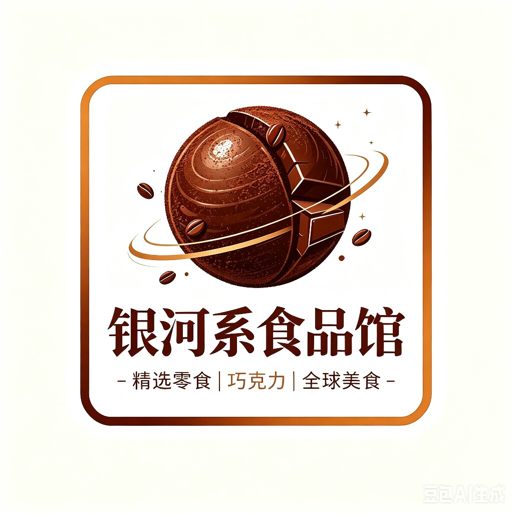 银河系食品馆的LOGO