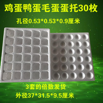 Eggs foam eggs duck eggs foam egg tray 30 pieces free carton hairy egg tray Songhua egg foam egg tray