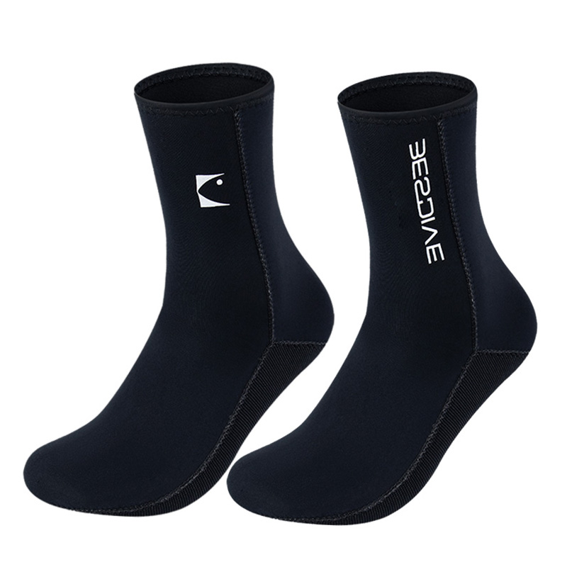 Japanese fabric bestdive 2-5mm neoprene men's and women's free diving socks warm diving socks