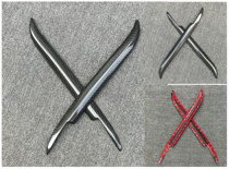 Suitable for Baoma old 5 series e39 modified 520i 525li carbon fiber eyebrow lights one pair