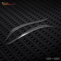 Xinruizhi 10 to 12 series modified carbon fiber eyebrow headlights special decorative eyebrow pair