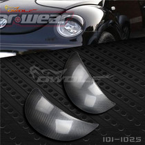 Volkswagen Beetle Beetle modified carbon fiber eyebrow front headlight decorative eyebrow eyebrow 98 to 05