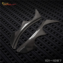 Audi TT modified carbon fiber headlights one pair 98-06 3M glue on the back real carbon fiber