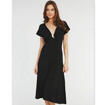 UK brings back brand Elle Macpherson Intimates black sexy sleeping dress your woman hangs