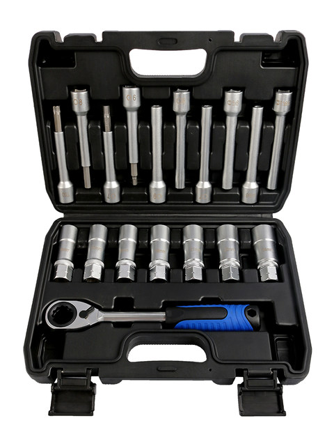 Car Shock Absorber Strut Top Disassembly Tool Shock Absorber Upper Mount Removal Screw Top Rubber Disassembler Fastening Socket Wrench