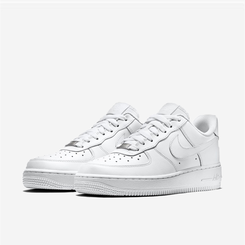 NIKE AIR FORCE 1 Air Force One AF1 Giày đế thấp của phụ nữ 314192 315122 315115 - Dép / giày thường giày thể thao trắng