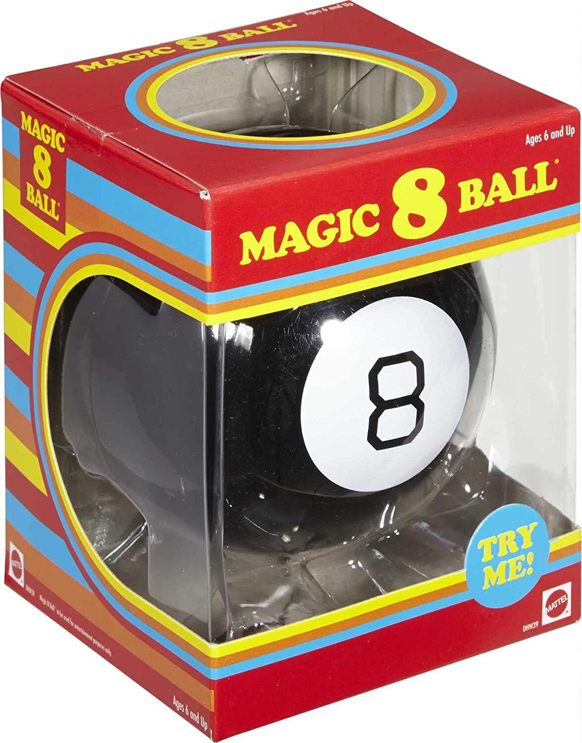 Креативные игрушки для детей 美国mattelgames老友记magic8ball8号球魔法魔力球许愿球聚会玩具