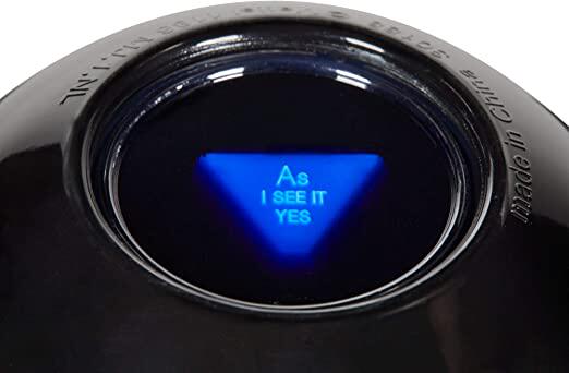 Креативные игрушки для детей 美国mattelgames老友记magic8ball8号球魔法魔力球许愿球聚会玩具