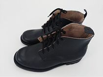 87 naval shoes single boots naval boat boots naval shoes warship high waist leather shoes Navy single shoe high boots