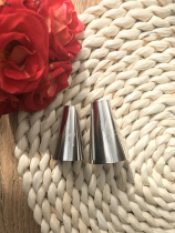 Japan system MARPOL round 1cm 1 4cm framed flower mouth puffs Maccaron flower mouth 1A 2A brass plated nickel