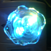 Flash rose color night light in-line 1 watt household LED night light power saving with switch color cycle change