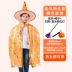 Halloween trẻ em trang phục bé gái áo choàng bé trai áo choàng phù thủy quần áo mẫu giáo khu vực biểu diễn chất liệu đạo cụ 