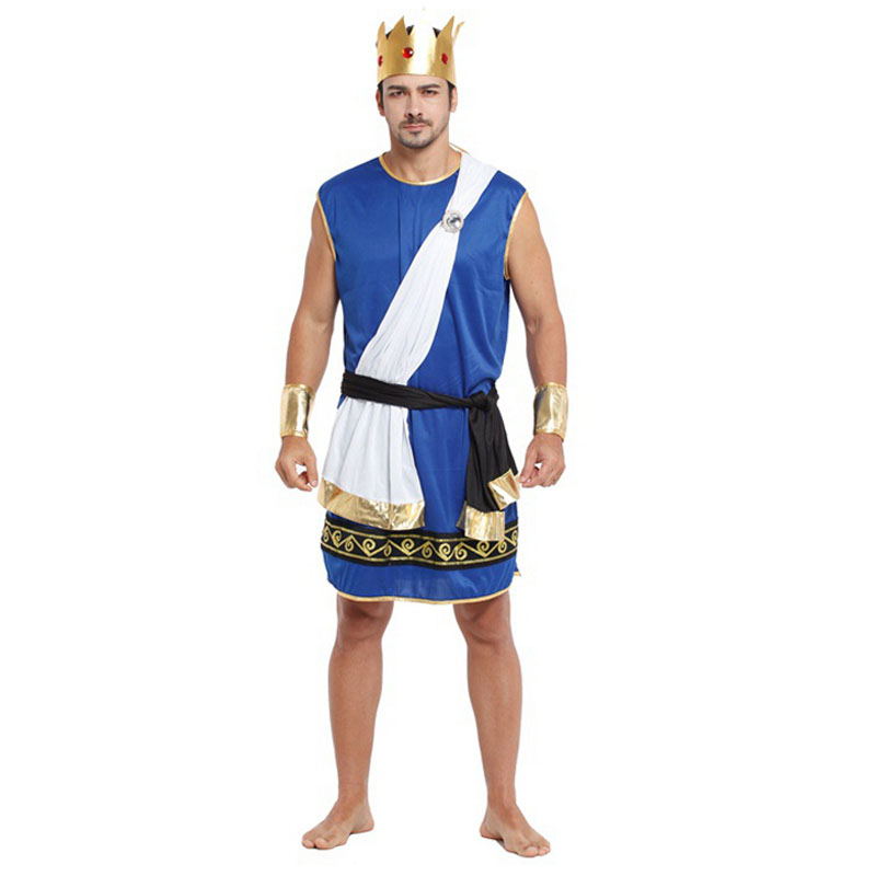 [USD 16.07] Halloween Costume Cosplay masquerade Egyptian male Pharaoh ...