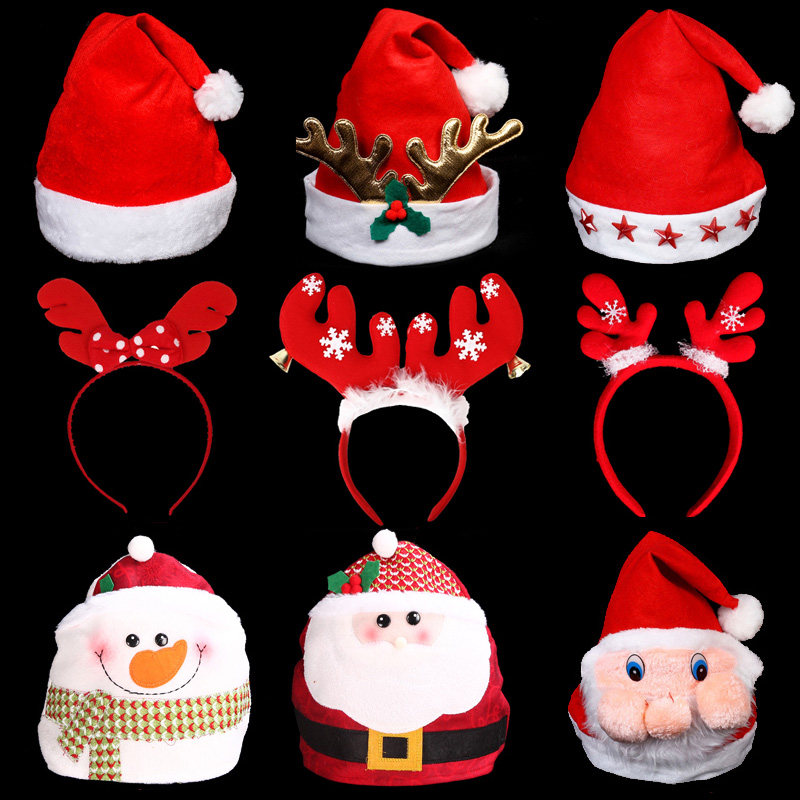 Christmas Hat Children's Christmas Decorations A Christmas Tree Adornment Gift Baby Adult Christmas Hat Decoration