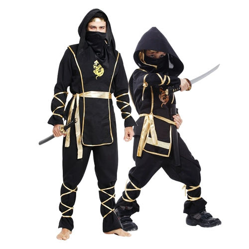 Детский костюм для единоборств, xэллоуин, выпускной вечер, косплей, семейный стиль