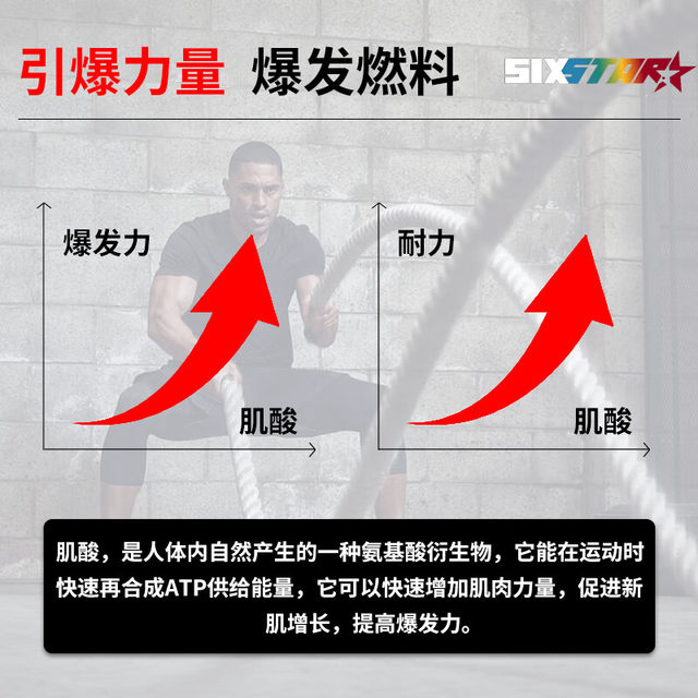 Sixstar Six-Star Creatine 6-Star High-Purity Creatine Zinc Magnesium Pure Creatine Powder Sports Fitness Supplement