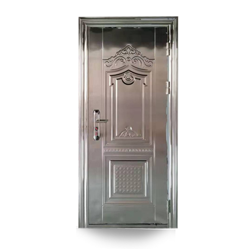 Thickened stainless steel door entry door white steel sun protection anti-theft stainless steel door special price stainless steel single door balcony door