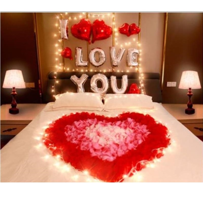 Birthday Goddess Festival Courseware Wedding Arrangement Creative Supplies Courseware Rose Petals Wedding petals Petal Decorative Pink Petals