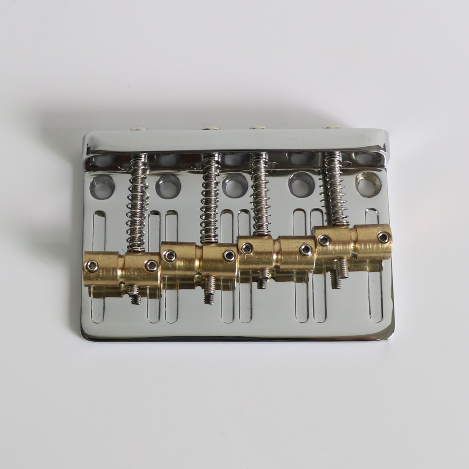 New East Li Bes Accessories upgrade 4 - string code base - bridge string plate silver replacement