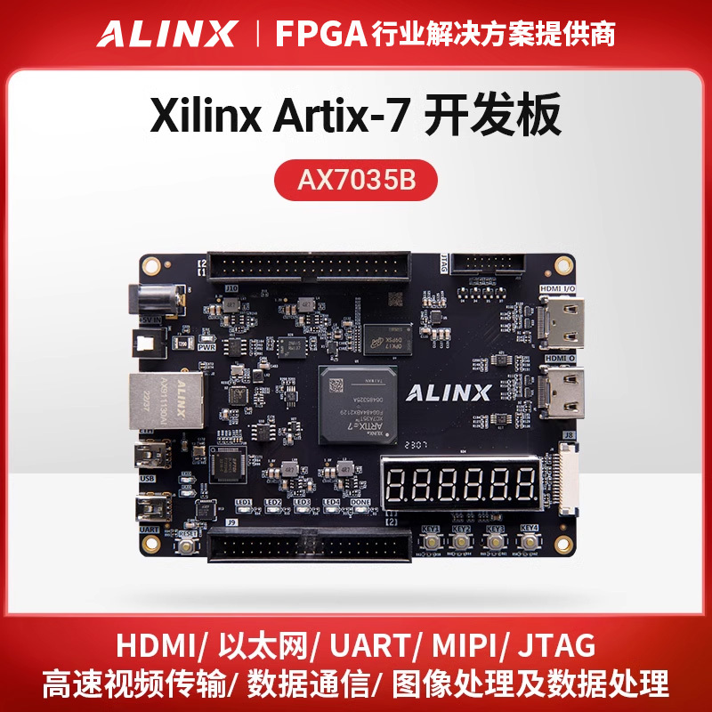 Alinx Black Gold Xilinx Fpga Ax7035B Development Board Artix7 A7 Xc7A35T HDMI Video