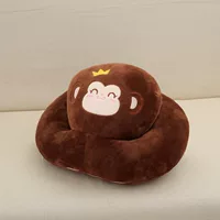 Темно -коричневая обезьяна