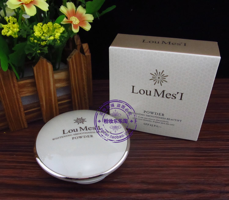 Authentic 915 Thơ trắng châu Âu và mỹ phẩm làm trắng sáng sửa chữa phấn phủ SPF25PA Kem che khuyết điểm cố định trang điểm phấn phủ rcma
