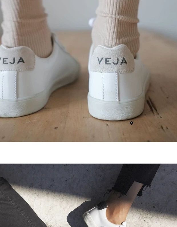 Trang web chính thức của Pháp mua trong nước veja esplar giày nhỏ màu trắng thủy triều thương hiệu giày thể thao - Dép / giày thường