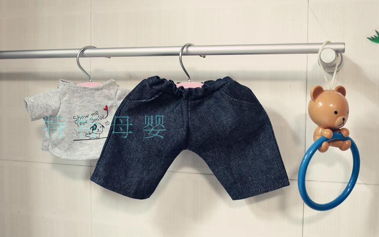 Búp bê phụ kiện quần áo treo quần jean gấu quần áo chơi nhà đồ chơi phụ kiện gấu phụ kiện búp bê có khớp