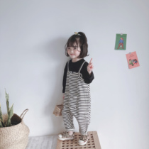 Bean Bag Monarch Korean version for male and female children 100 hitch comfortable loose casual streaks thick solid back with pants conjoined pants